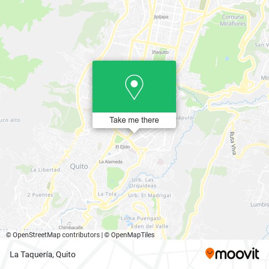 Mapa de La Taquería