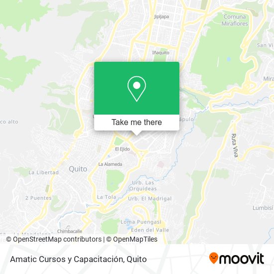 Amatic Cursos y Capacitación map