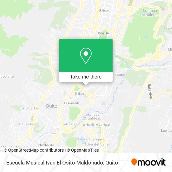 Mapa de Escuela Musical Iván El Osito Maldonado