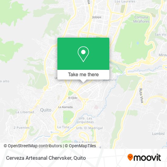 Cerveza Artesanal Chervsker map