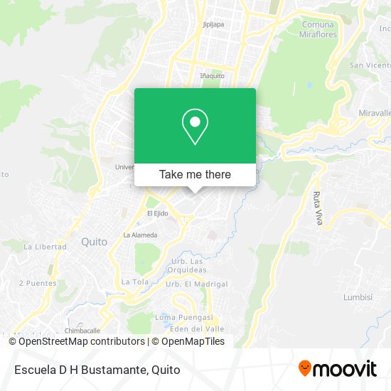 Mapa de Escuela D H Bustamante