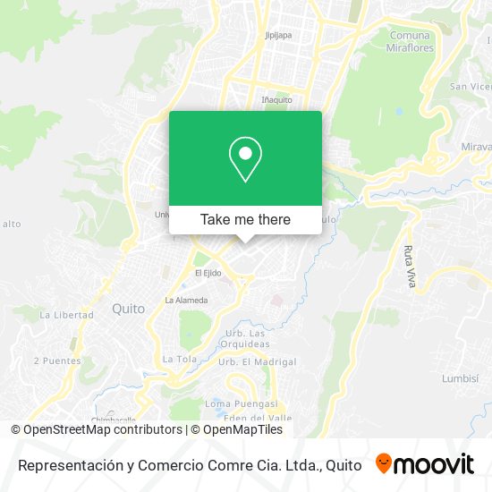 Representación y Comercio Comre Cia. Ltda. map