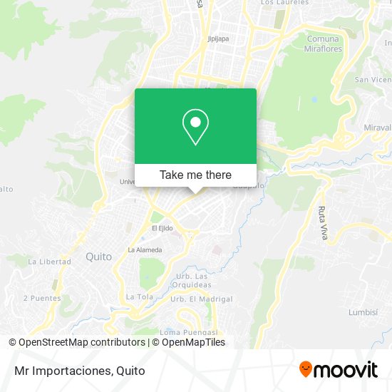 Mapa de Mr Importaciones
