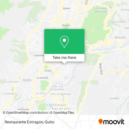 Mapa de Restaurante Estragón