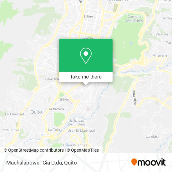 Mapa de Machalapower Cia Ltda