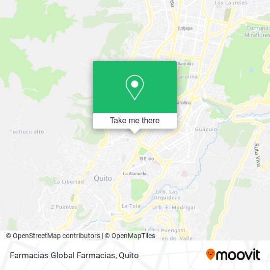 Mapa de Farmacias Global Farmacias