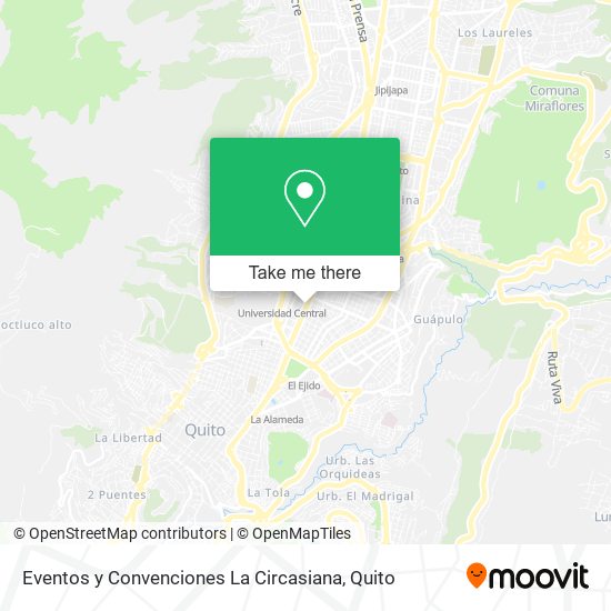 Eventos y Convenciones La Circasiana map