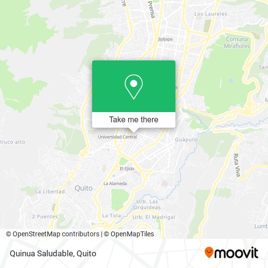 Mapa de Quinua Saludable