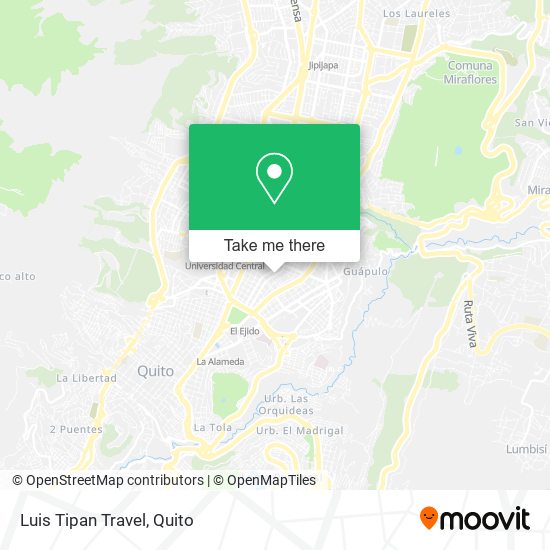 Mapa de Luis Tipan Travel