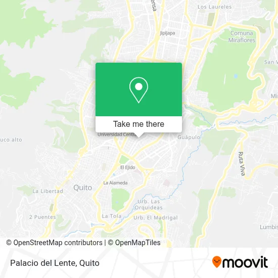 Palacio del Lente map