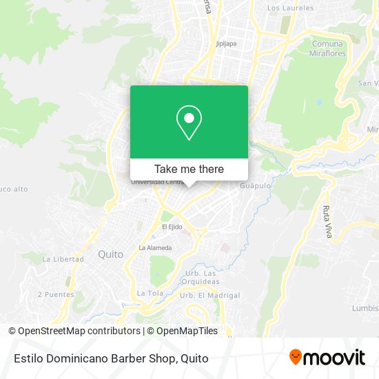 Estilo Dominicano Barber Shop map