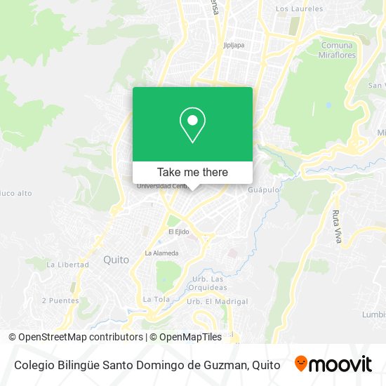 Colegio Bilingüe Santo Domingo de Guzman map