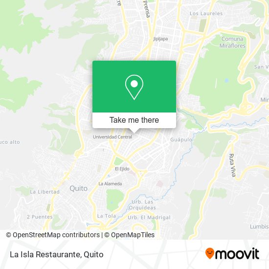 Mapa de La Isla Restaurante