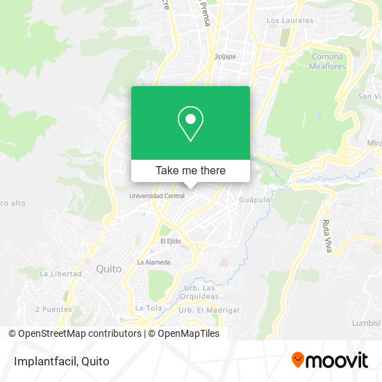 Mapa de Implantfacil