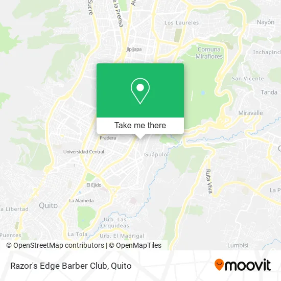 Mapa de Razor's Edge Barber Club