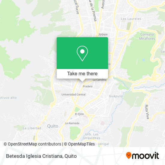 Betesda Iglesia Cristiana map