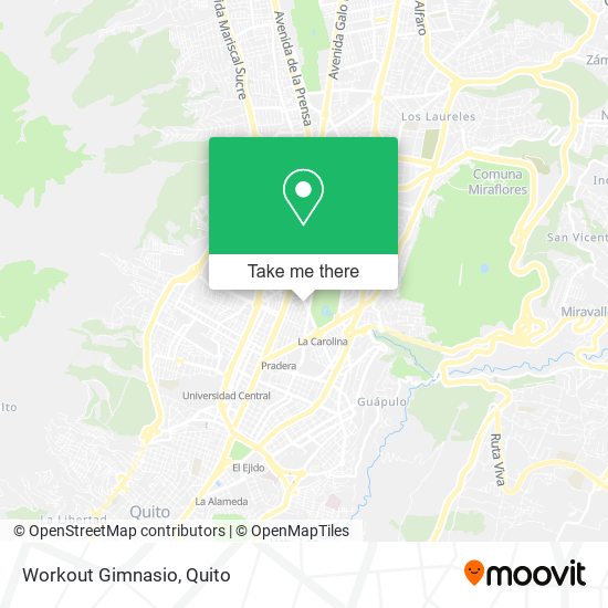 Workout Gimnasio map