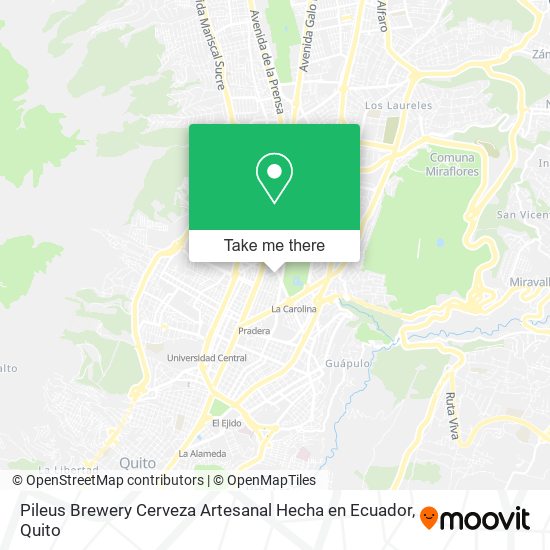 Pileus Brewery Cerveza Artesanal Hecha en Ecuador map