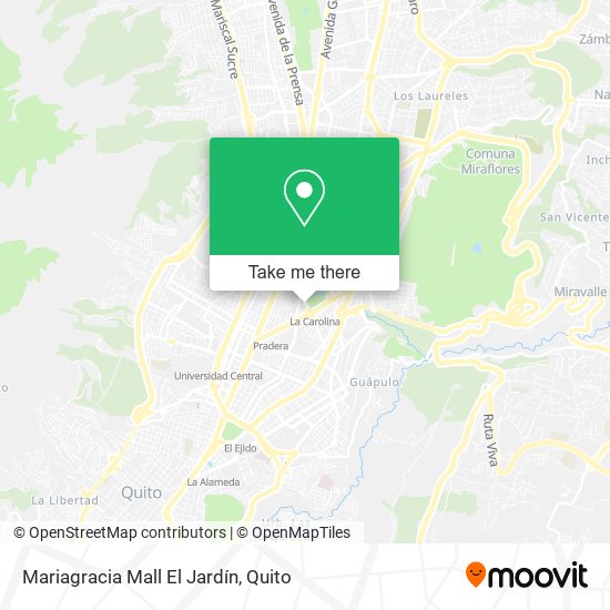 Mariagracia Mall El Jardín map