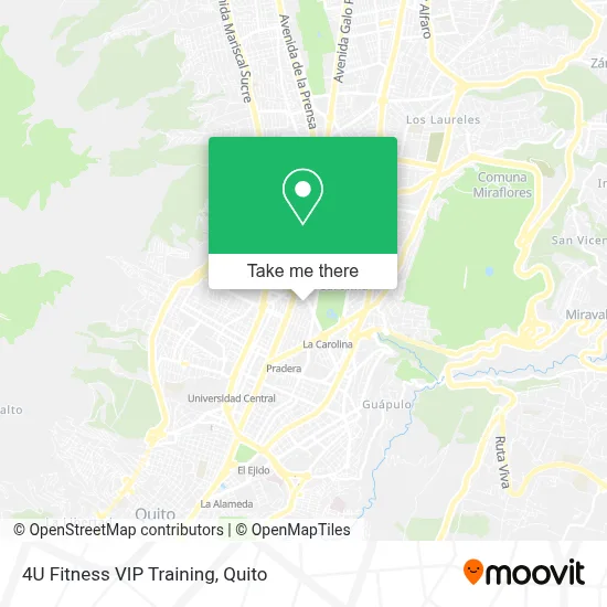 4U Fitness VIP Training map