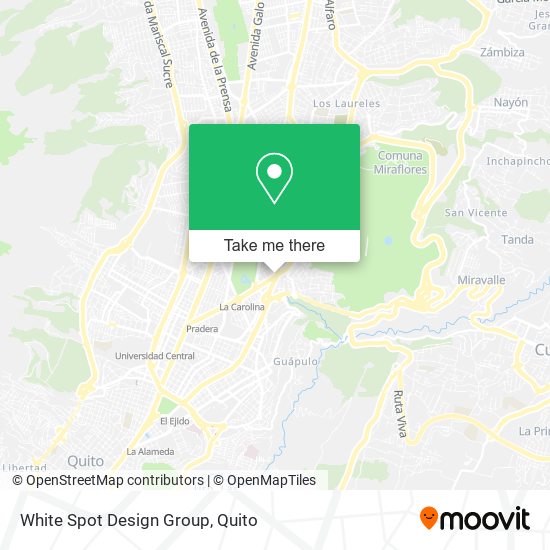 White Spot Design Group map