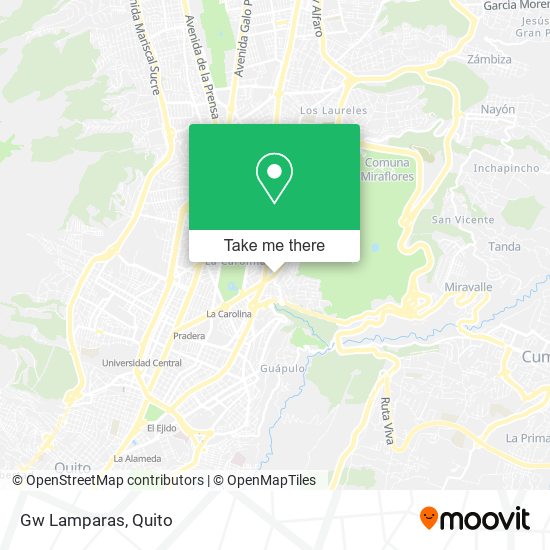 Mapa de Gw Lamparas