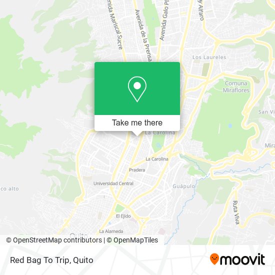 Mapa de Red Bag To Trip