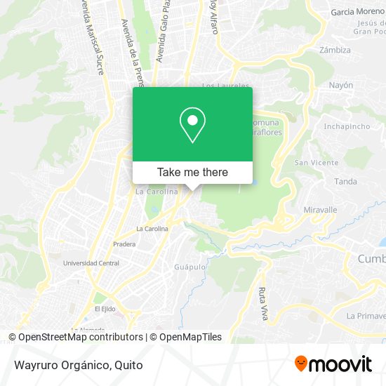 Mapa de Wayruro Orgánico
