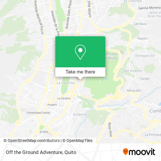 Mapa de Off the Ground Adventure