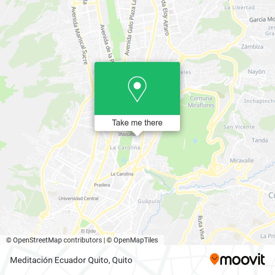 Mapa de Meditación Ecuador Quito