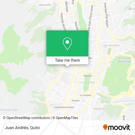 Mapa de Juan Andrés