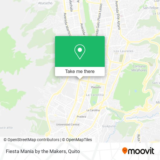 Fiesta Manía by the Makers map