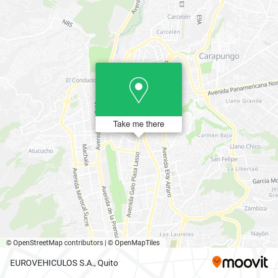 Mapa de EUROVEHICULOS S.A.
