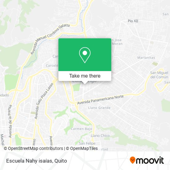 Mapa de Escuela Nahy isaías