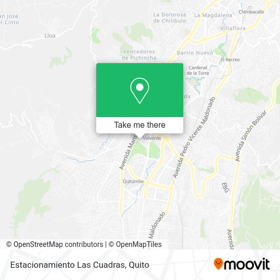 Estacionamiento Las Cuadras map