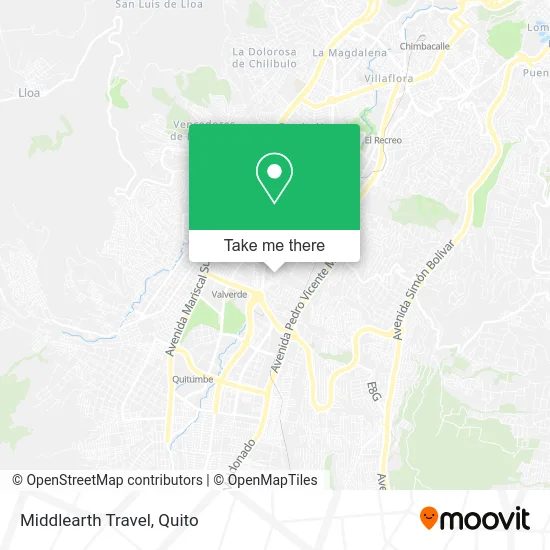 Middlearth Travel map