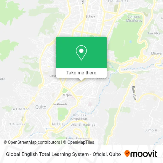 Global English Total Learning System - Oficial map