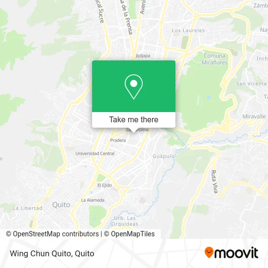 Wing Chun Quito map