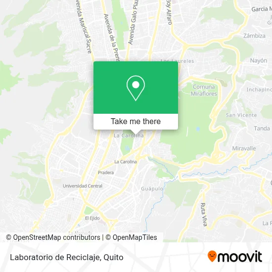 Laboratorio de Reciclaje map