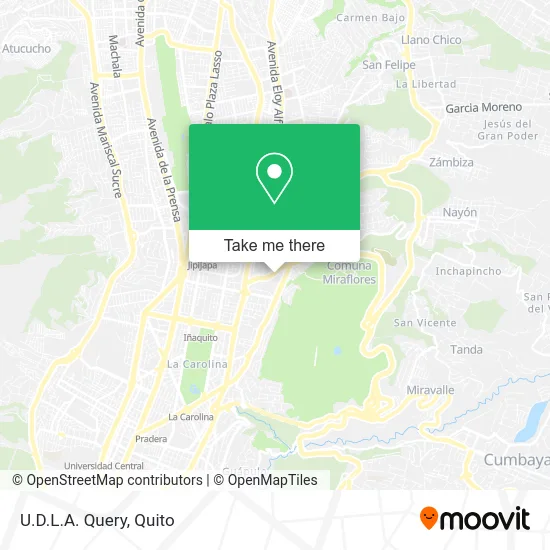 U.D.L.A. Query map