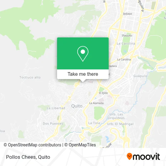 Pollos Chees map