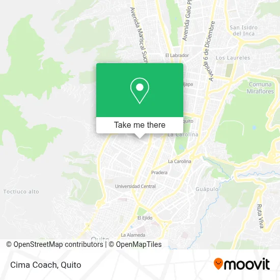 Cima Coach map