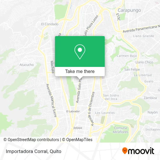 Importadora Corral map