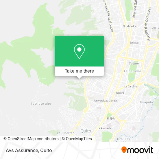 Avs Assurance map