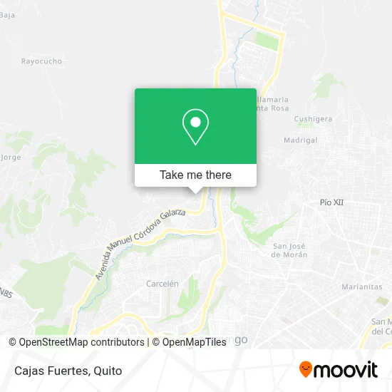 Cajas Fuertes map