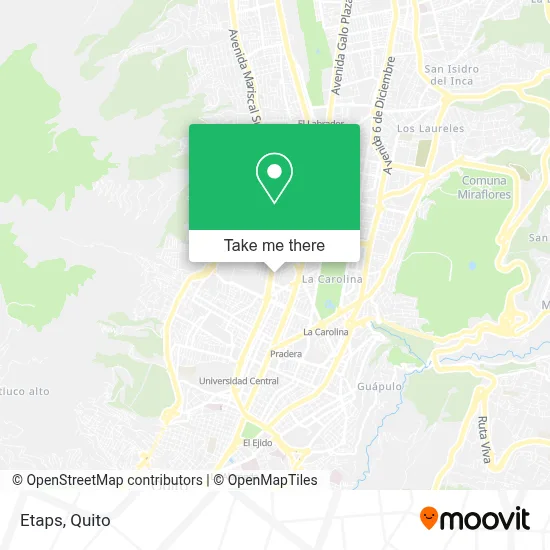 Etaps map