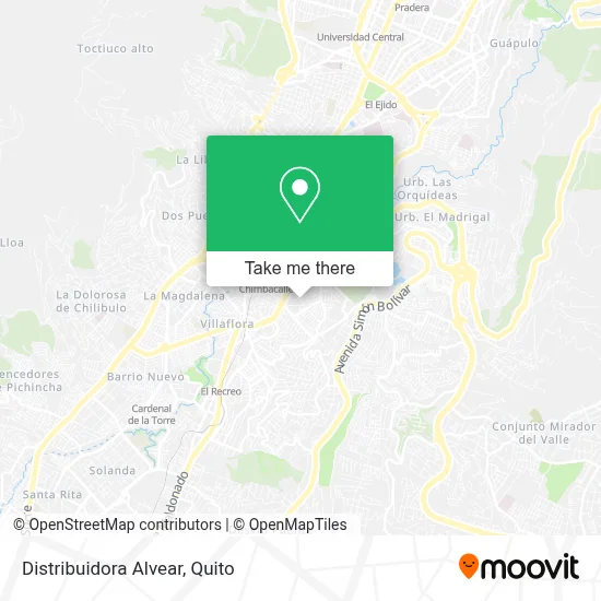 Distribuidora Alvear map