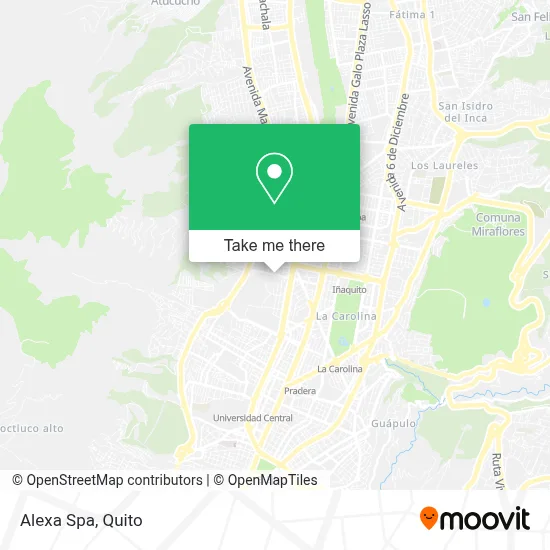 Alexa Spa map