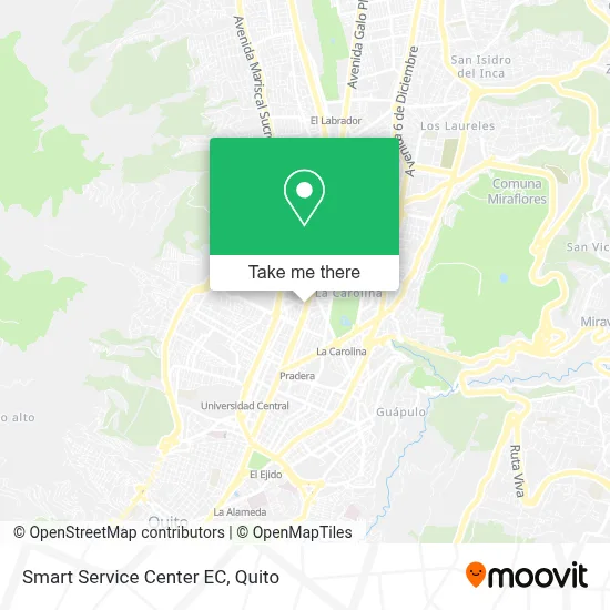 Smart Service Center EC map
