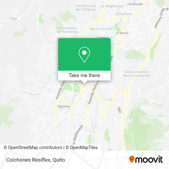 Colchones Resiflex map